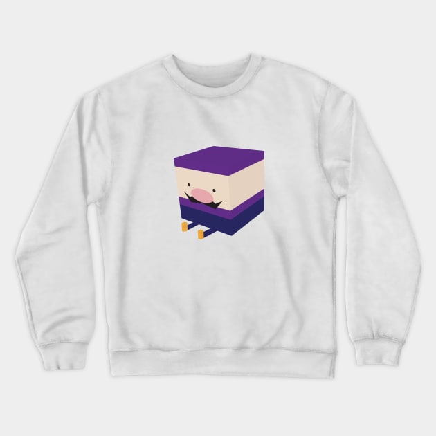 Purple Blockio Crewneck Sweatshirt by sparkmark